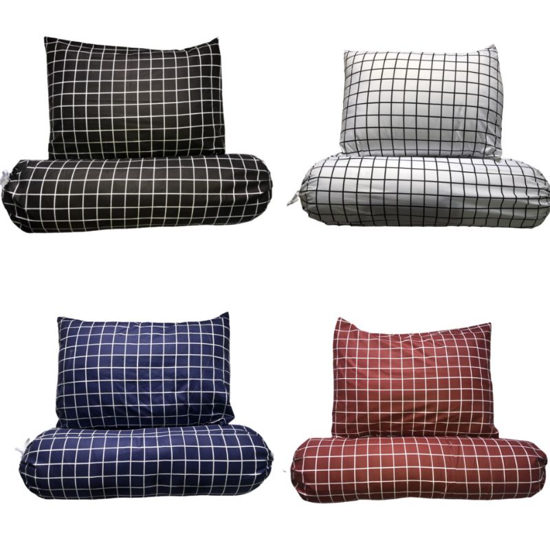 Jual Sarung Bantal Guling Motif Kotak Aesthetic Shopee Indonesia