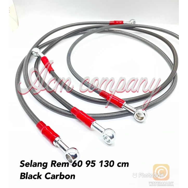 Jual Kabel Selang Rem Black Carbon Copy Tdr Cm Cm Cm Cm