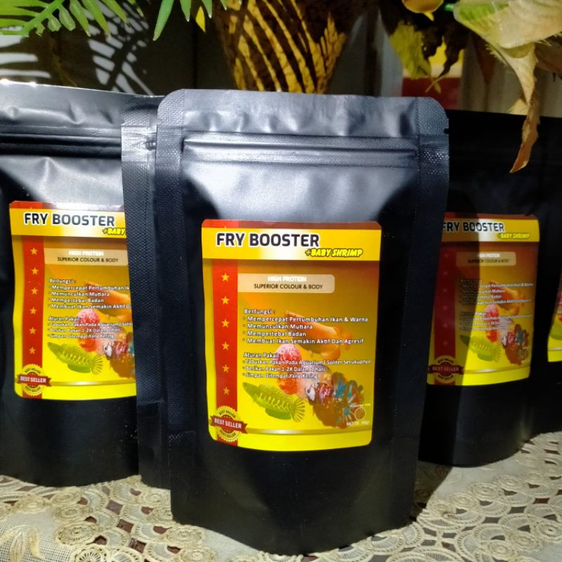 Jual Pakan Ikan Hias Udang 50gr Burayak Cupang Louhan Chana Pbass