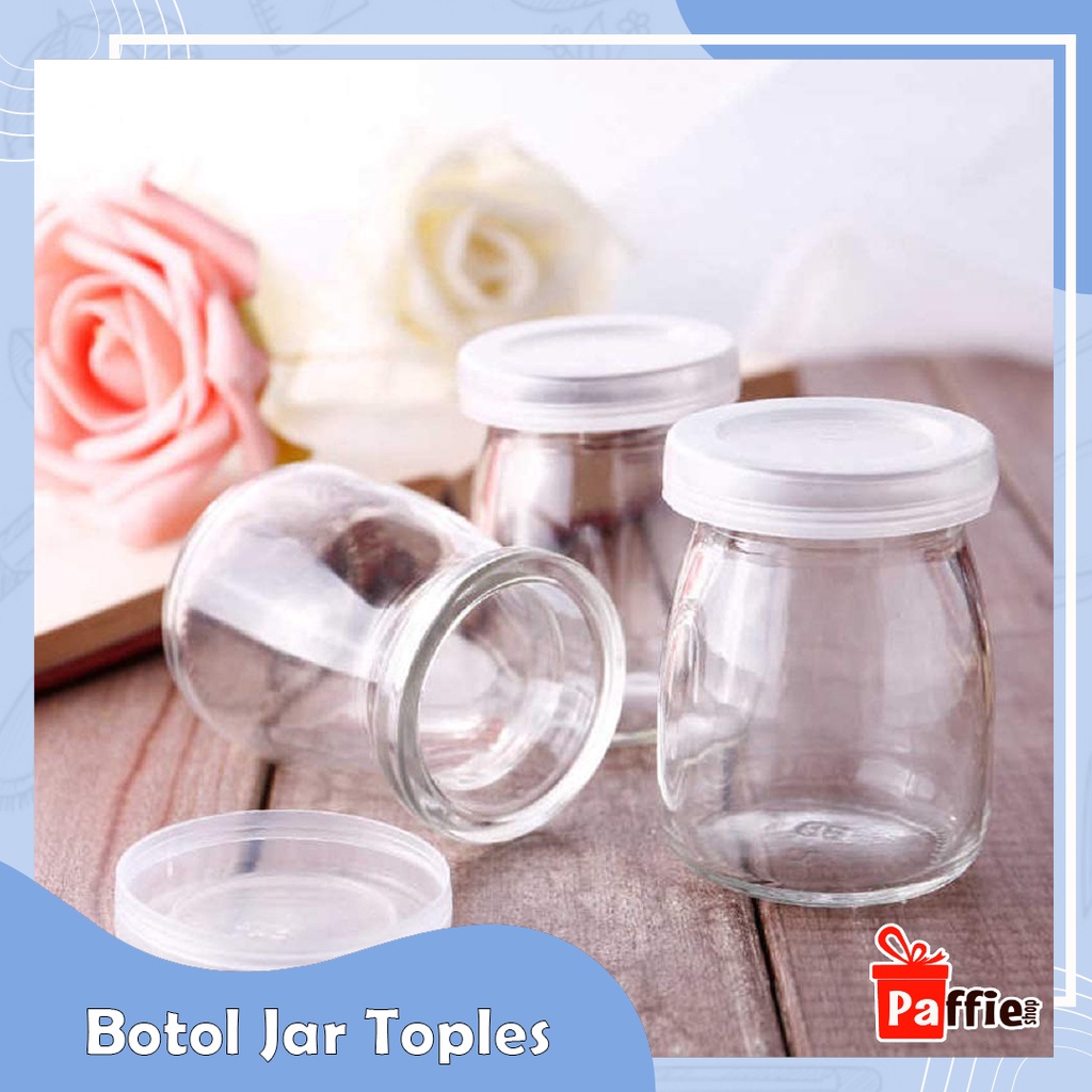 Jual Botol Jar Toples Kaca Tempat Puding Selai Susu Yogurt Wadah Bumbu