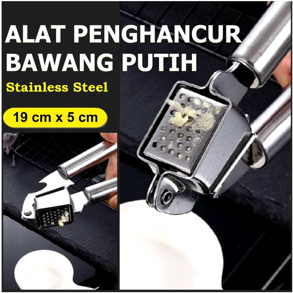 Jual Alat Penghancur Bawang Putih Stainless Garlic Press Shopee Indonesia