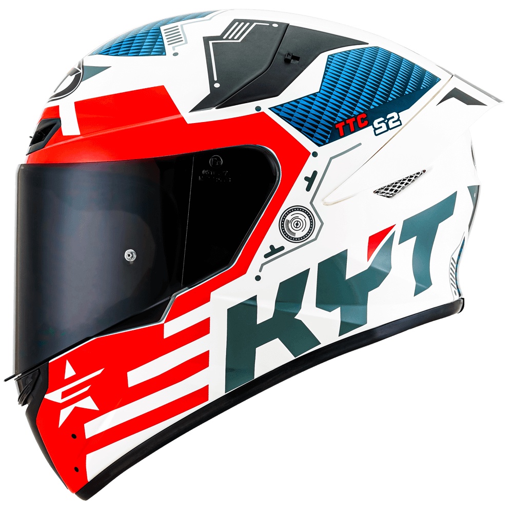 Jual Helm Kyt Tt Course Fuselage Visor Clear Red Shopee Indonesia