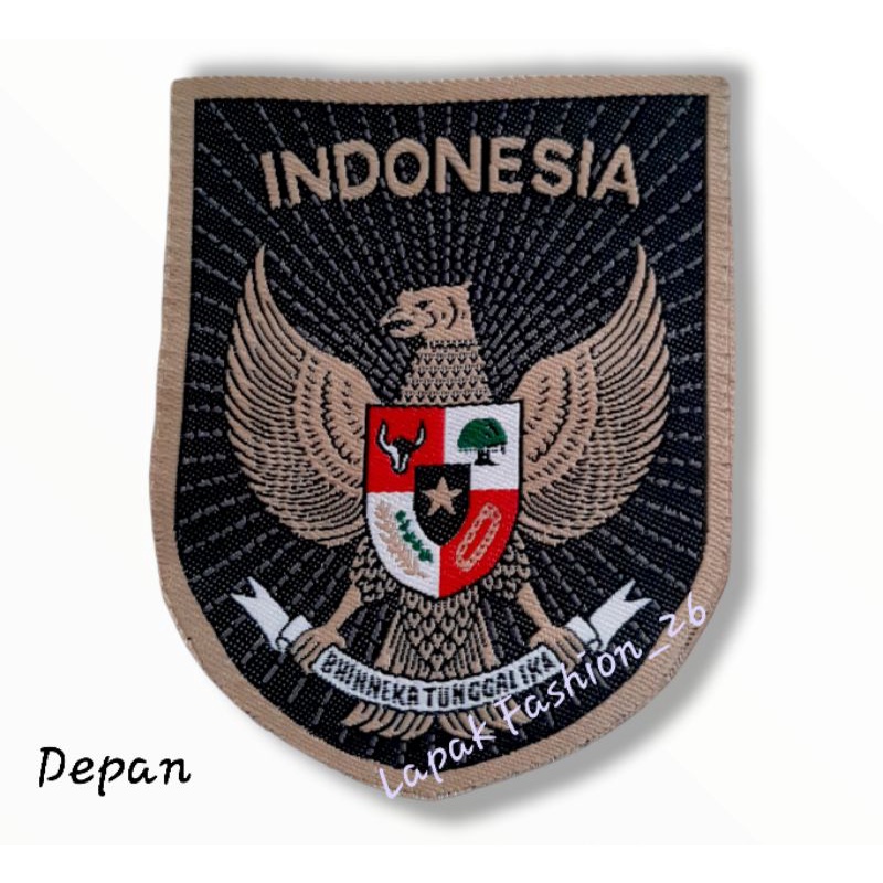 Jual Logo Patch Woven Emblem Club Bola Garuda Hitam Shopee Indonesia