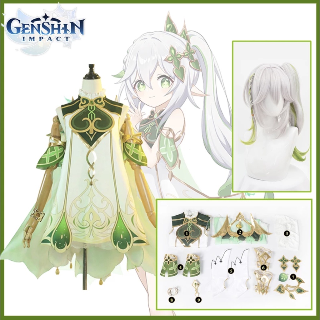 Jual Game Genshin Impact Nahida Cosplay Costume Genshin Kusanali