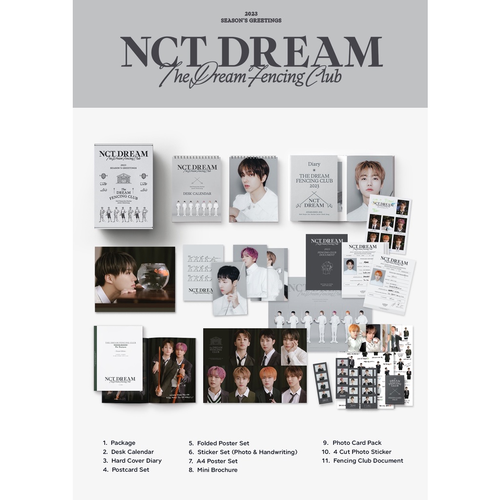 Jual Ready Stock Open Sharing Season Greetings Sg Nct Dream Sm