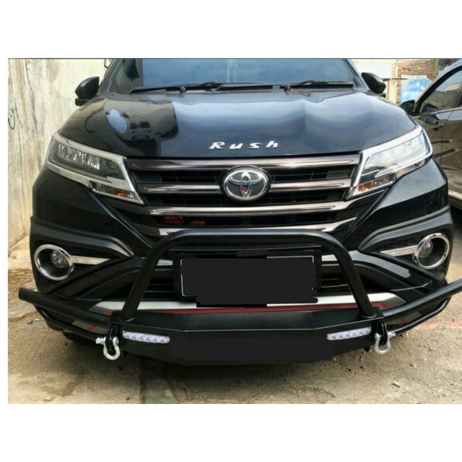 Jual Bumper Guard Tanduk Depan Model Overland Pipa Mobil ALL NEW RUSH