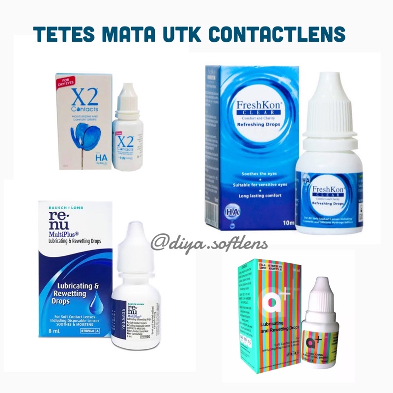 Jual TETES MATA SOFTLENS EYEDROP EYE DROP X2 Refresh Blink Freshkon