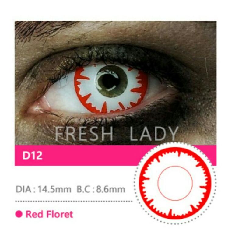 Jual Promo Softlens Cosplay Halloween Anime Demon Slayer Contac Lens