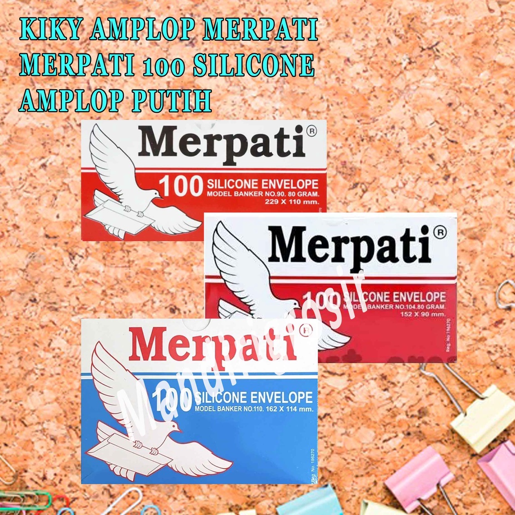 Jual Merpati 100 Silicone Envelope Kiky Amplop Merpati Amplop Putih