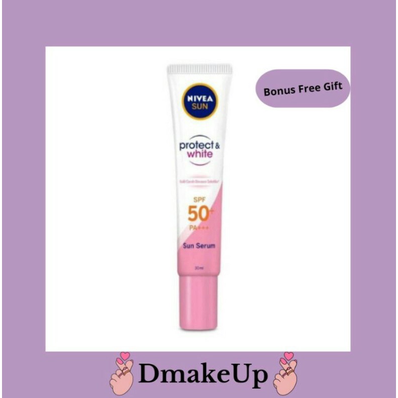 Jual DmakeUp Nivea Sun Protect White Sun Face Serum Instant Aura