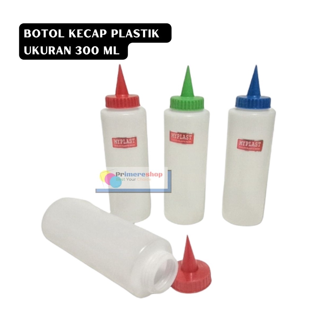 Jual Botol Kecap Plastik Estetik 300 Ml Botol Saus Plastik Shopee