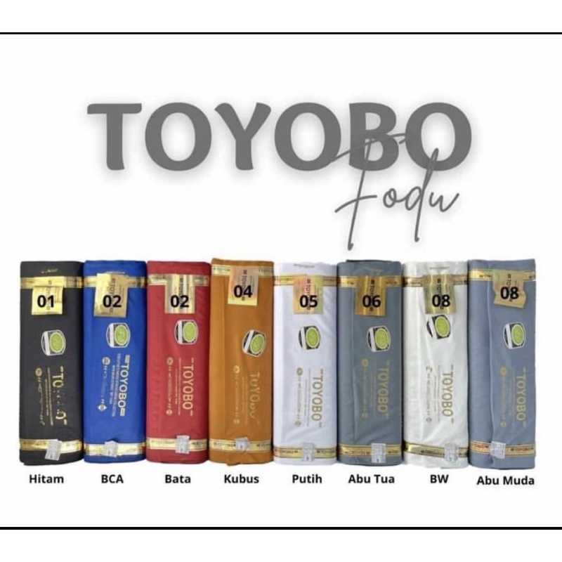 Jual Katun Toyobo Fodu Premium Royal Mix Original Shopee Indonesia