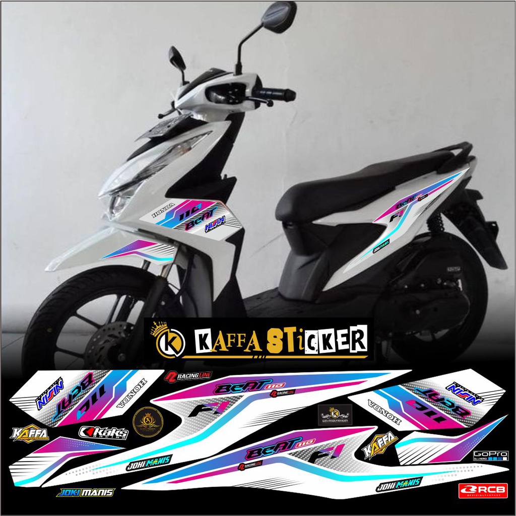 Jual Striping Beat Deluxe Stiker Motor Honda Beat Street