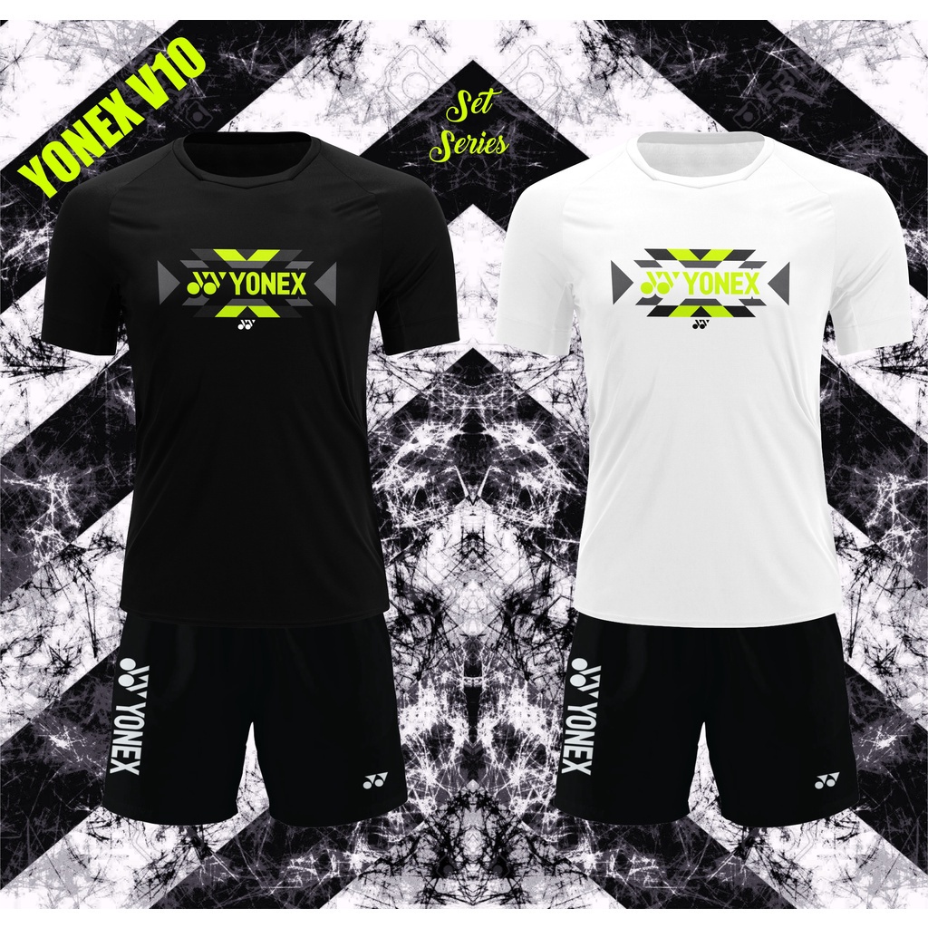 Jual Jersey Dryfit Setelan Badminton Kaos YNX V10 Casual Bulutangkis