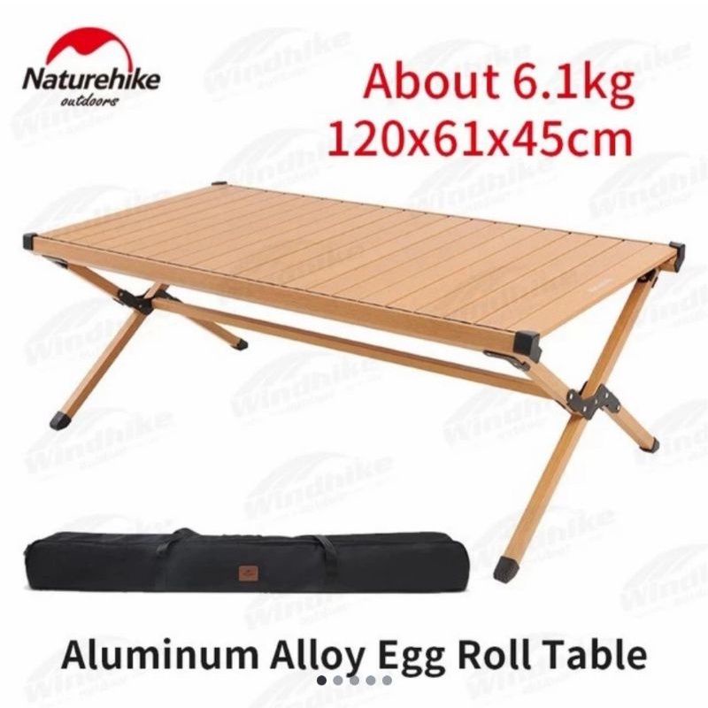 Jual Meja Lipat Aluminium Egg Roll Naturehike Nh Ju Alumunium