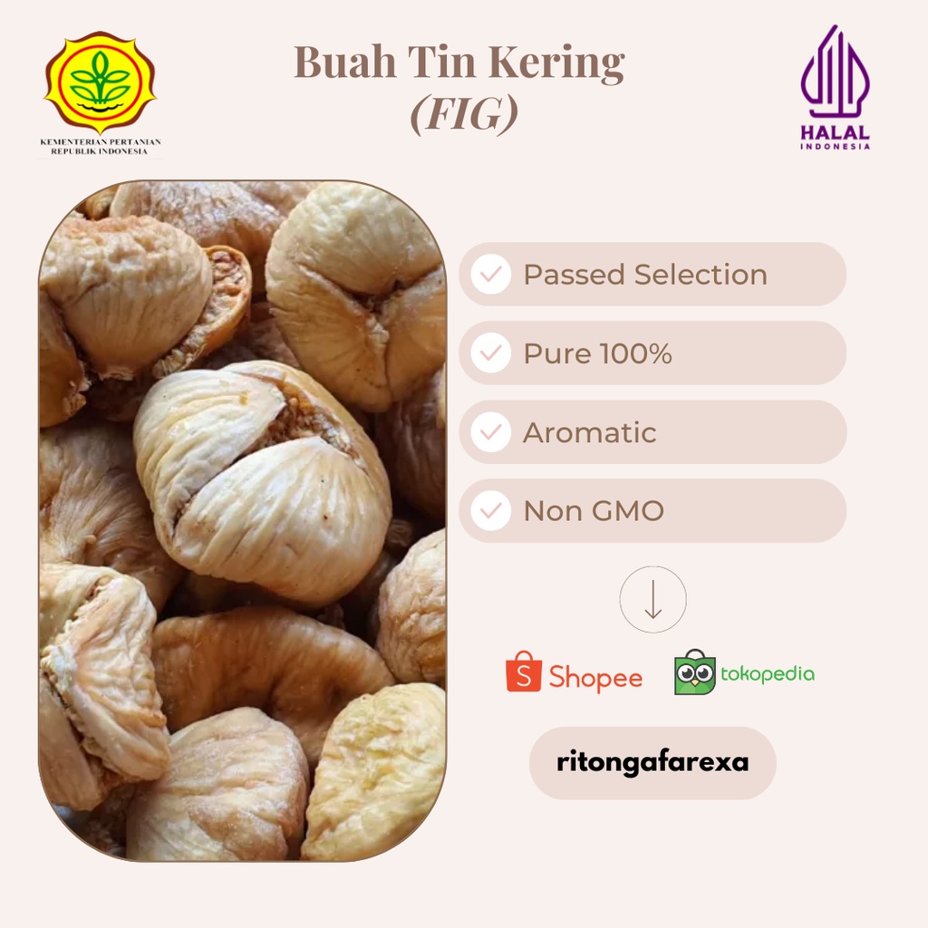 Jual Buah Tin Kering Kg Turky Dried Figs Kg Shopee Indonesia