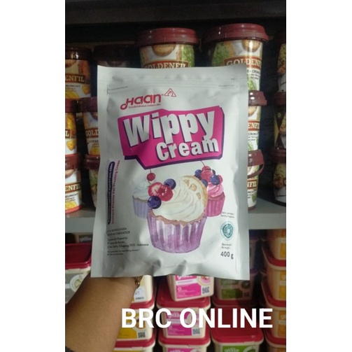 Jual Gram Whipping Wippy Cream Bubuk Haan Pouch Shopee Indonesia