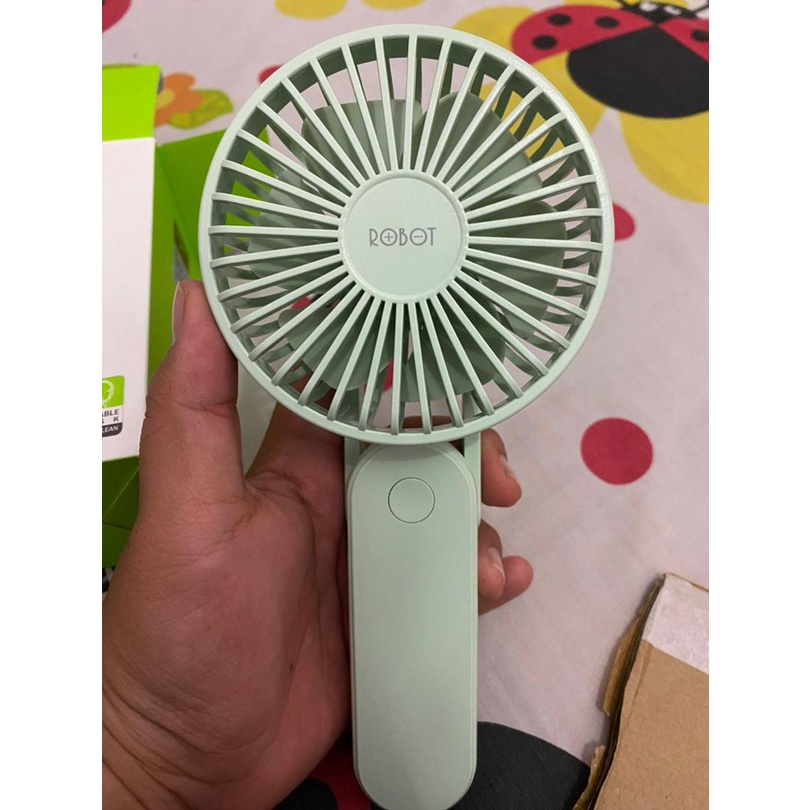 Jual Robot Mini Fan Portable Rt Bf Kipas Angin Mini Foldable Mah