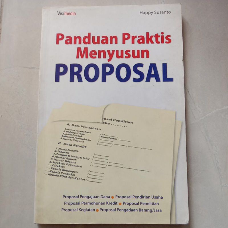 Jual Panduan Praktis Menyusun Proposal Happy Susanto Shopee Indonesia