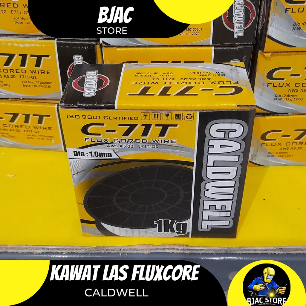 Jual KAWAT LAS FLUXCORE 1KG UKURAN 1 0MM CALDWELL Shopee Indonesia