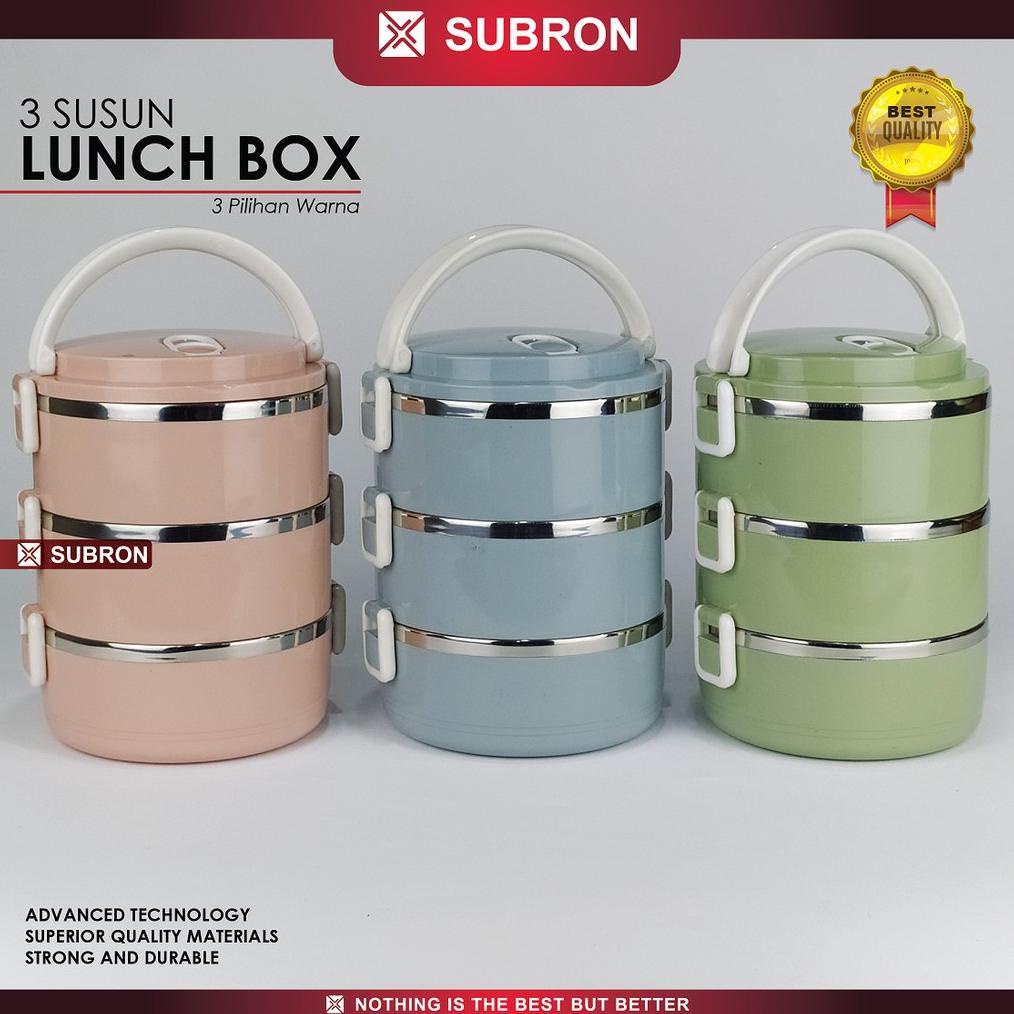 Jual Pr Mo Subron Rantang Lunch Box Tempat Bekel Wadah Bekal Makanan