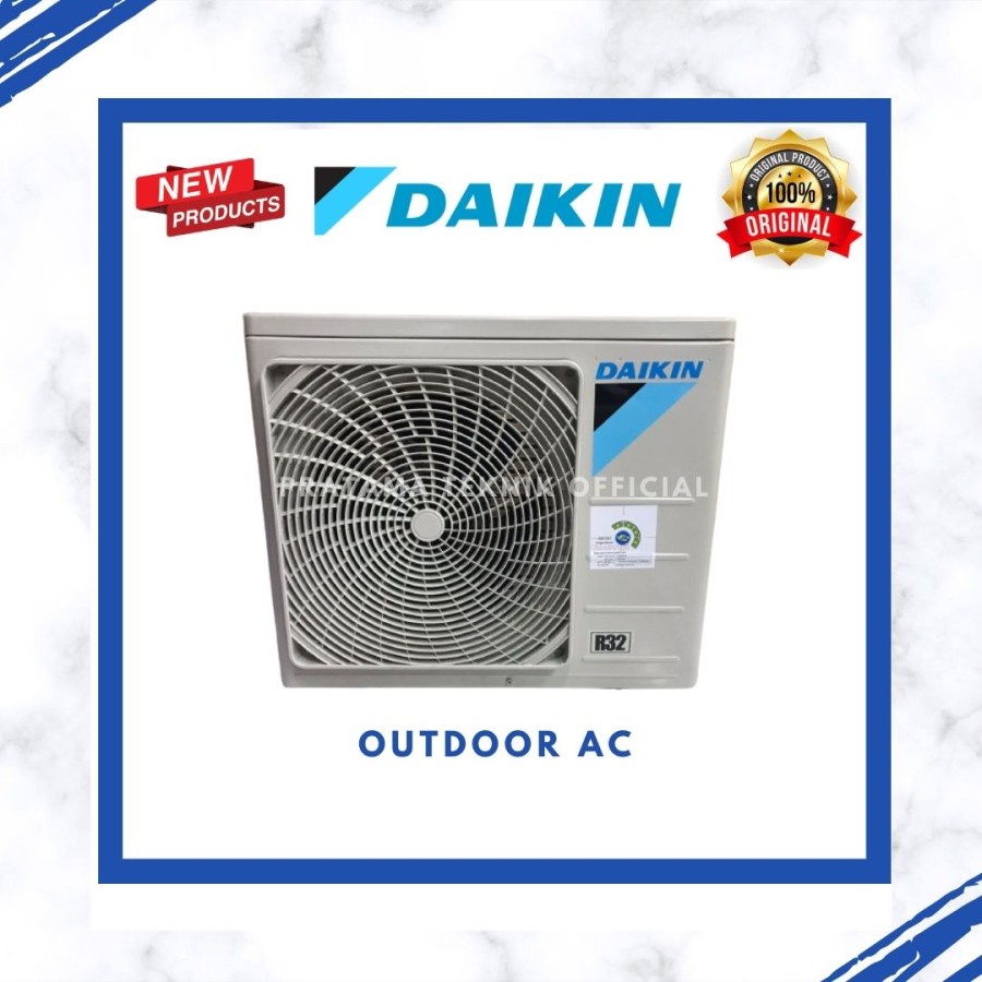 Jual Outdoor AC Daikin Malaysia Standart R32 RV15CXV14 1 2 PK BARU