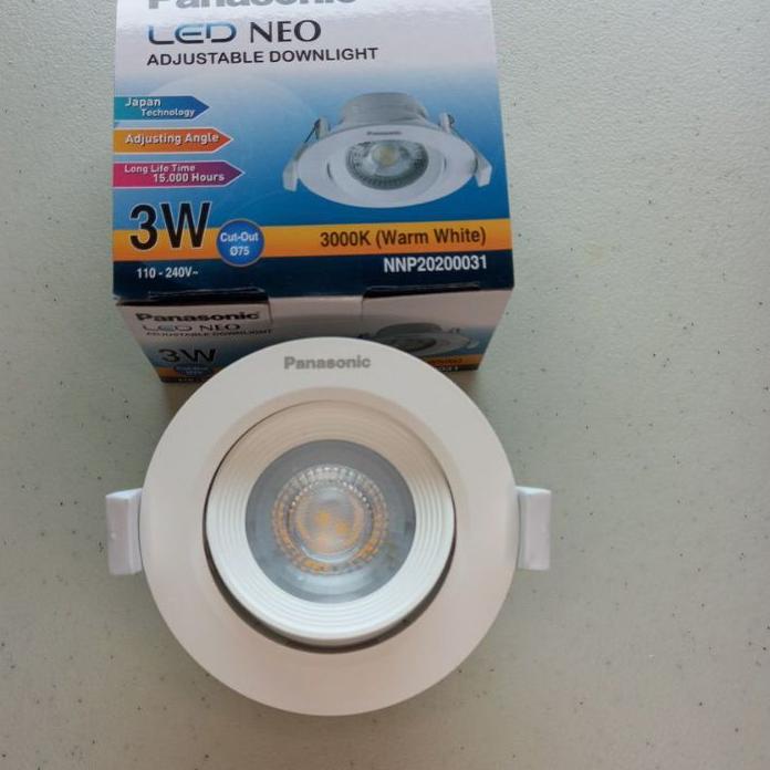 Jual Lampu Led Panasonic Downlight Adjustable Watt Watt Warm