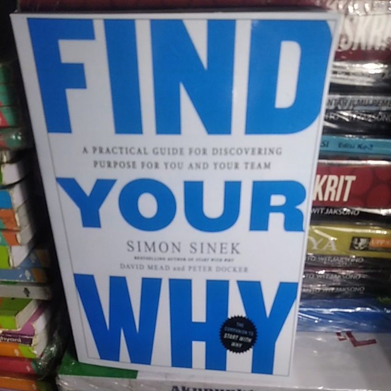 Jual Buku Find Your WHY Edisi Bahasa Inggris By Simon Sinek Shopee