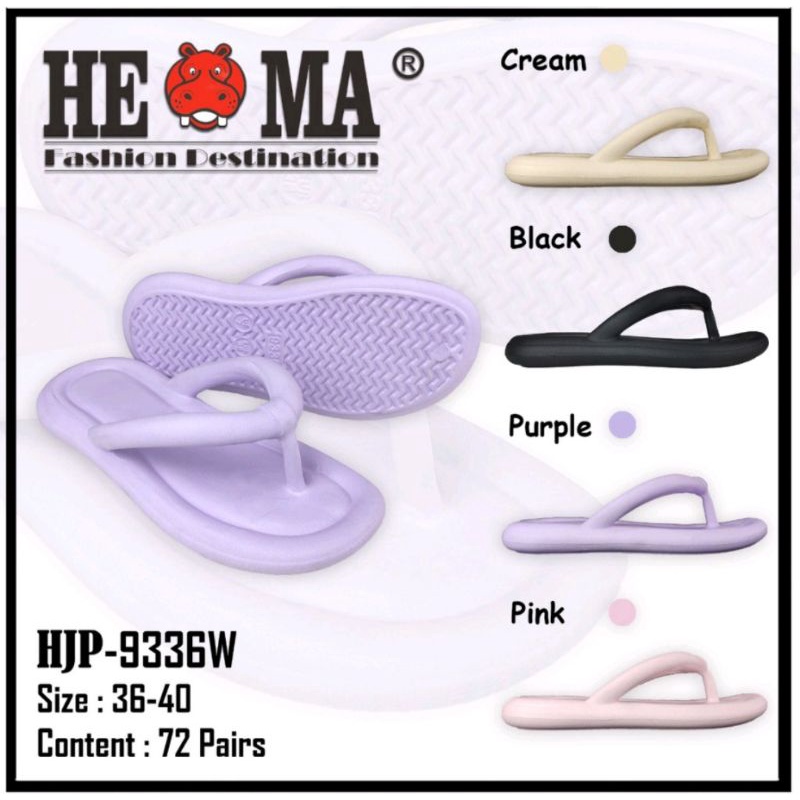 Jual Sandal Jepit Wanita PVC Sol Polos Flip Flop Soft Slipper Sendal