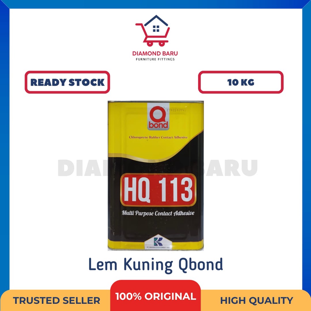 Jual Lem Kuning Lem HPL Triplek Serbaguna Qbond 10kg Shopee Indonesia