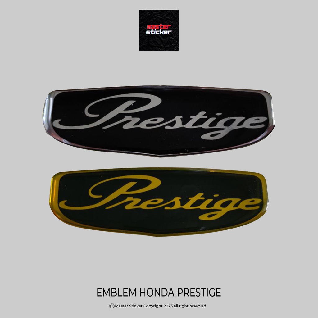 Jual Sticker Timbul Emblem Prestige Pcx Shopee Indonesia