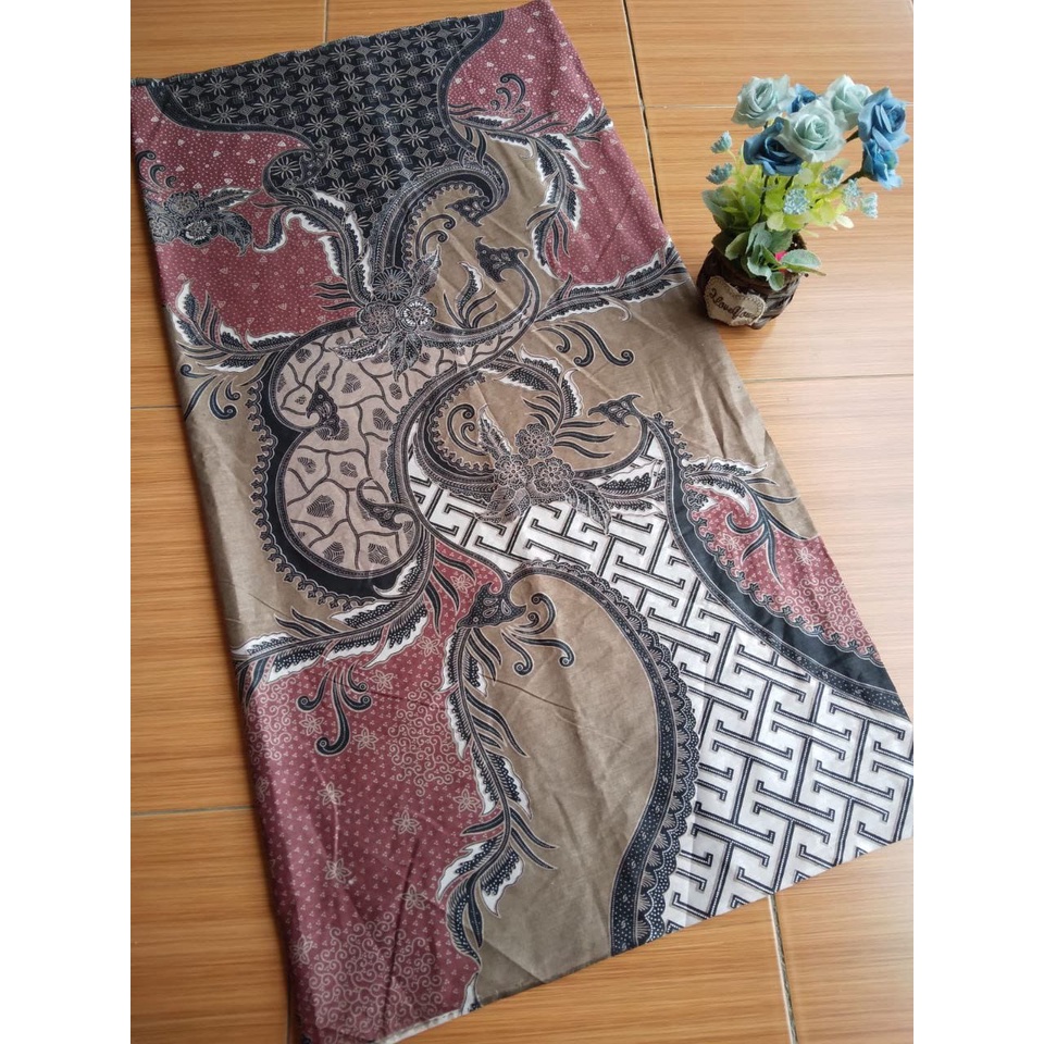 Jual Kain Batik Jarik Sogan Hitam Manis Primis Keren Seragam Bridesmaid