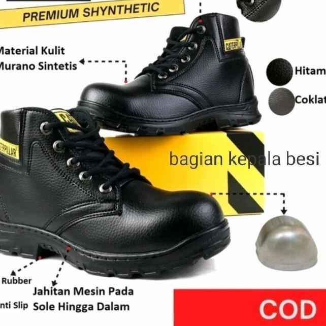 Jual Pji Sepatu Caterpillar Holton Sepatu Safety Boots Ujung Besi