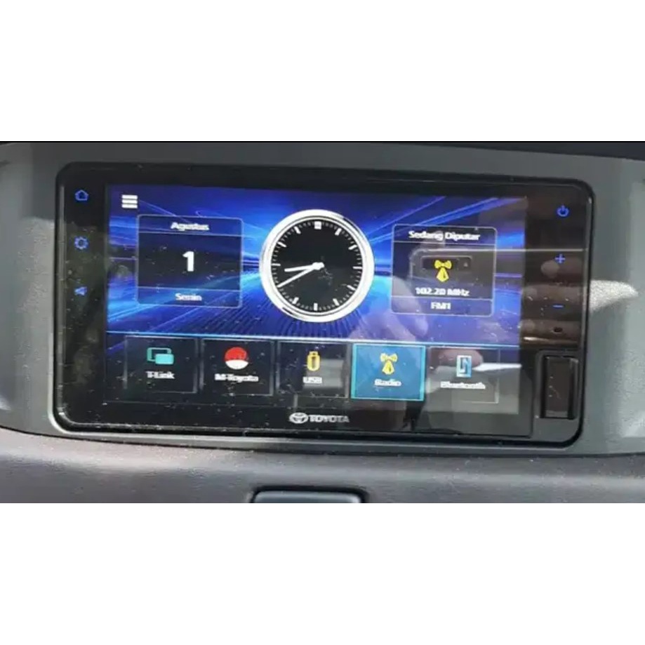 Jual Head Unit Original Toyota Calya Tahun 2022 Mirroring HP T Link