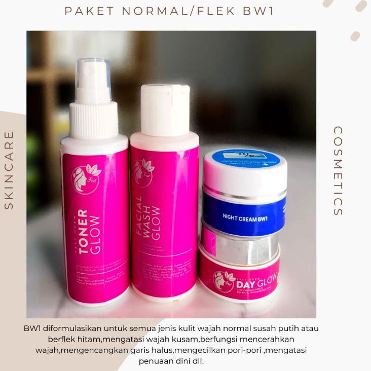 Jual Update Laris BOSSKOSME PAKET GLOWING FLEK GLOW GLASSKIN Untuk