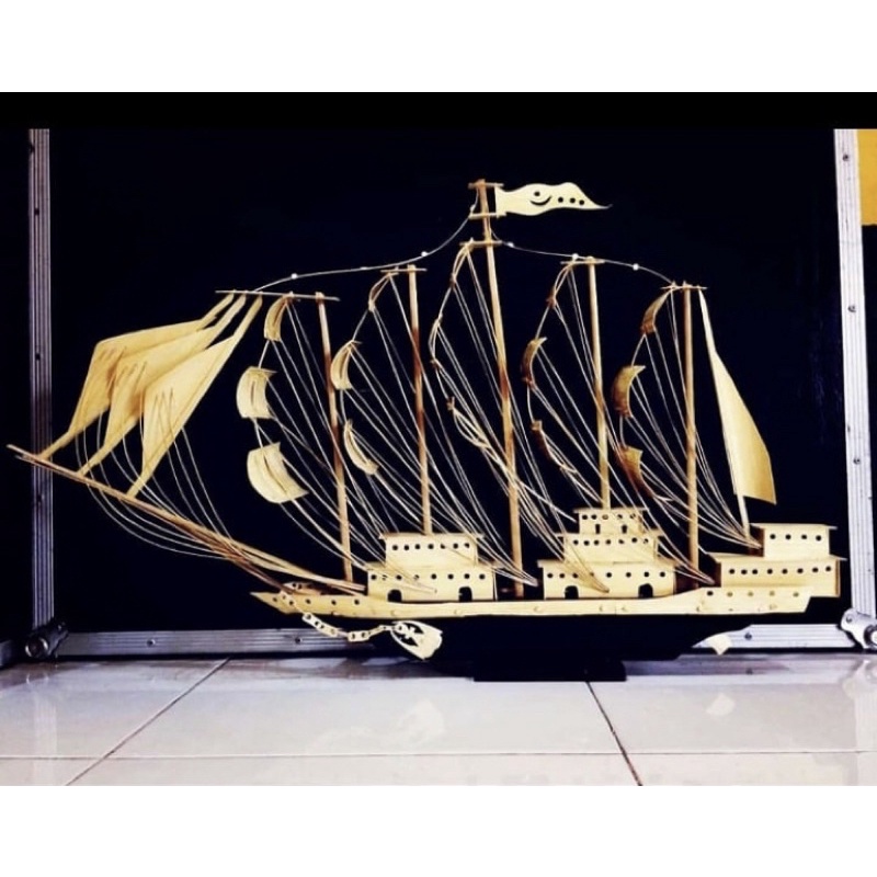 Jual Miniatur Kapal Kerajinan Bambu Shopee Indonesia