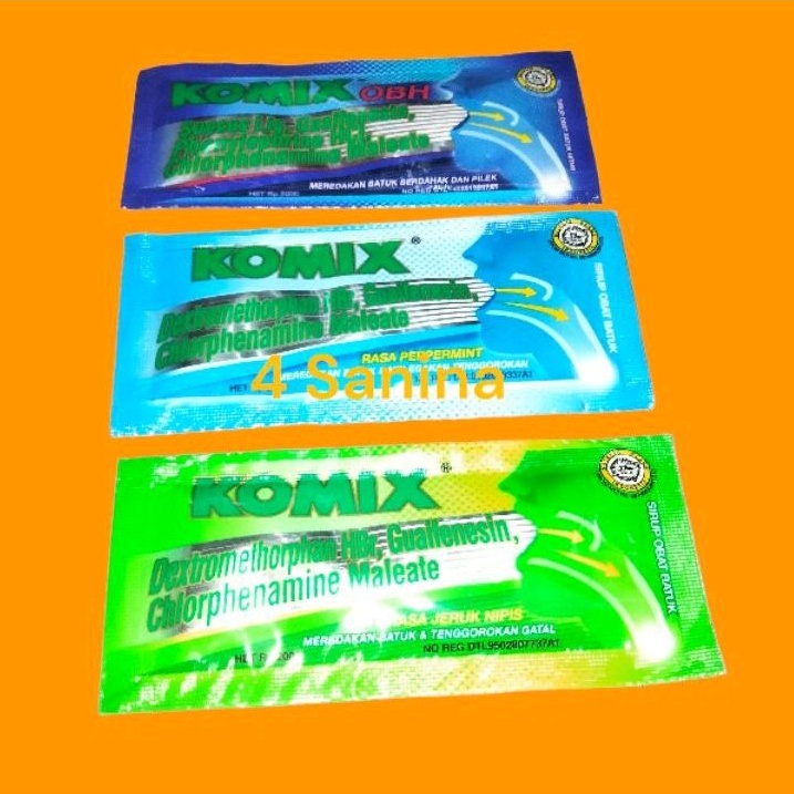 Jual KOMIX SACHET SIRUP OBAT BATUK Shopee Indonesia