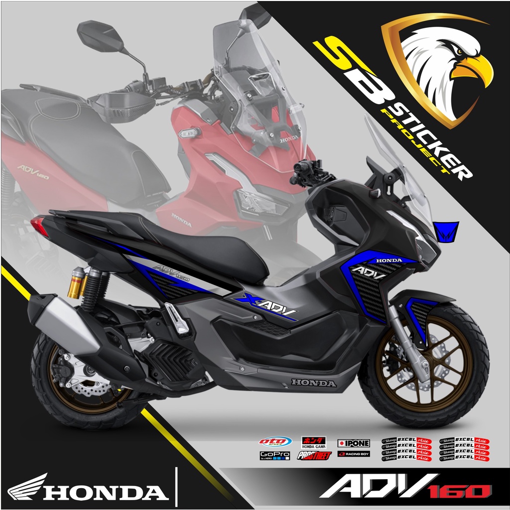 Jual STRIPING ADV 160 STICKER STRIPING HOLOGRAM HONDA ADV PERPADUAN