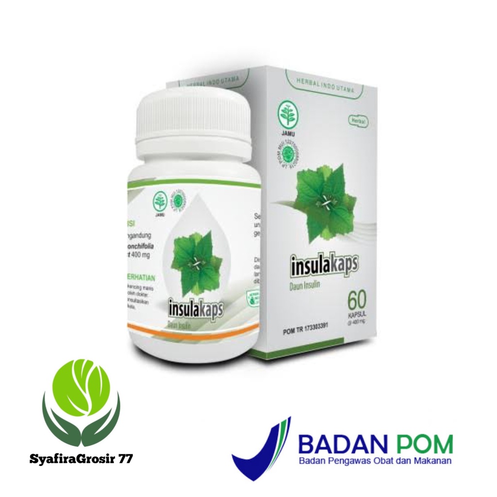 Jual Kapsul Herbal Hiu Insulkaps Herbal Indo Utama Obat Herbal Diabetes