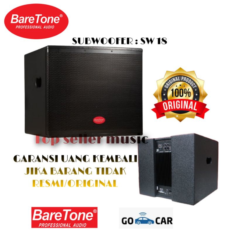 Jual Subwoofer Aktif Baretone Sw Inch Watt Original Produk