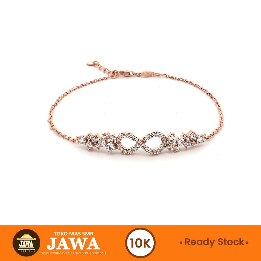 Jual Gelang Bracelet Emas Infilia Kadar 10K Toko Mas Jawa Shopee