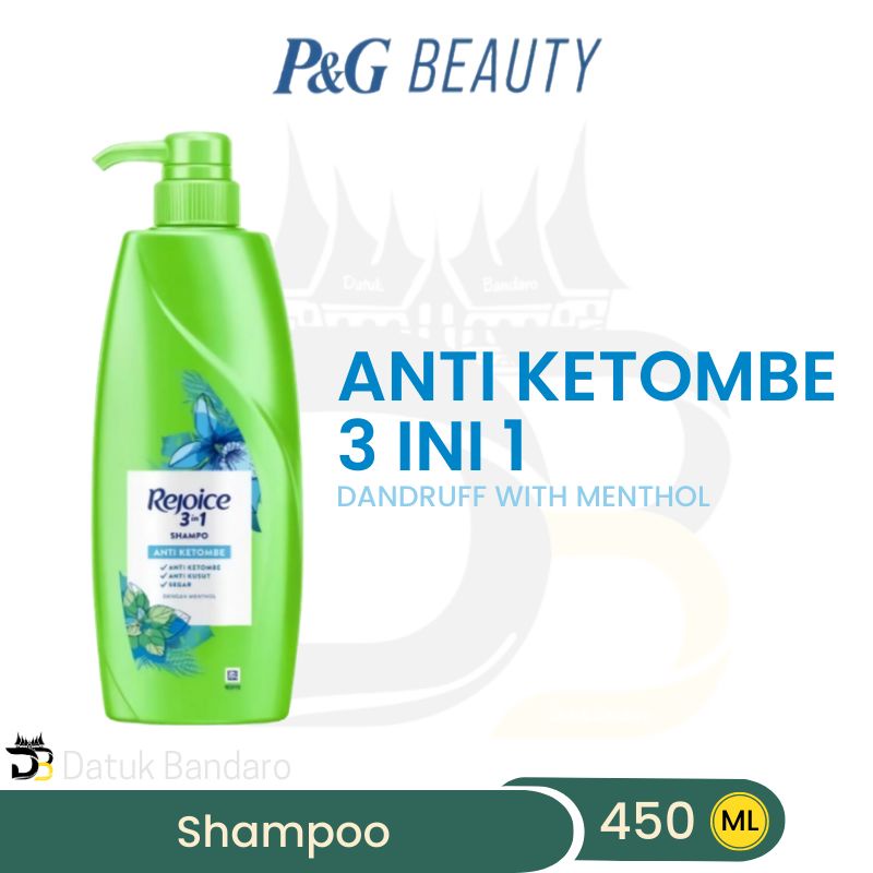 Jual SHAMPOO REJOICE 600ml RICH HALUS LEMBUT 450ml ANTI DANDRUFF 340ml