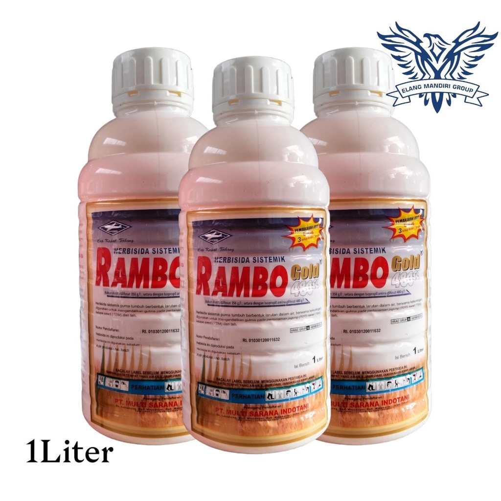 Jual Rambo Gold Sl Liter Herbisida Isopropil Amina Glifosat G