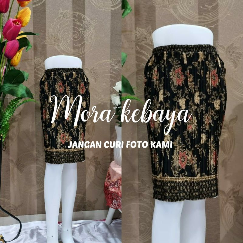 Jual COD Plisket Batik Pendek Rok Kebaya Batik Bawahan Kebaya Rok