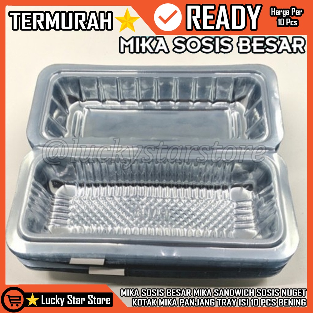 Jual MIKA SOSIS BESAR TRAY SMALL BENING MIKA SOSIS UK SMALL KECIL ISI