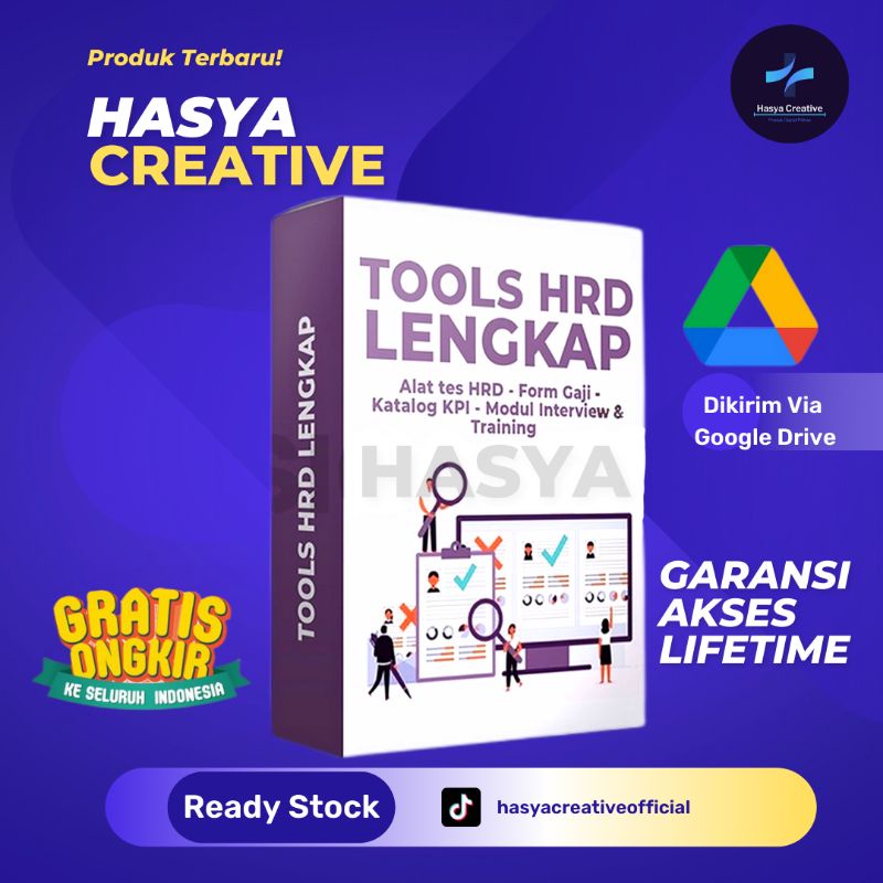 Jual TOOLS PAKET TOOLS ALAT TES HRD KATALOG KPI SOP HRD FORM