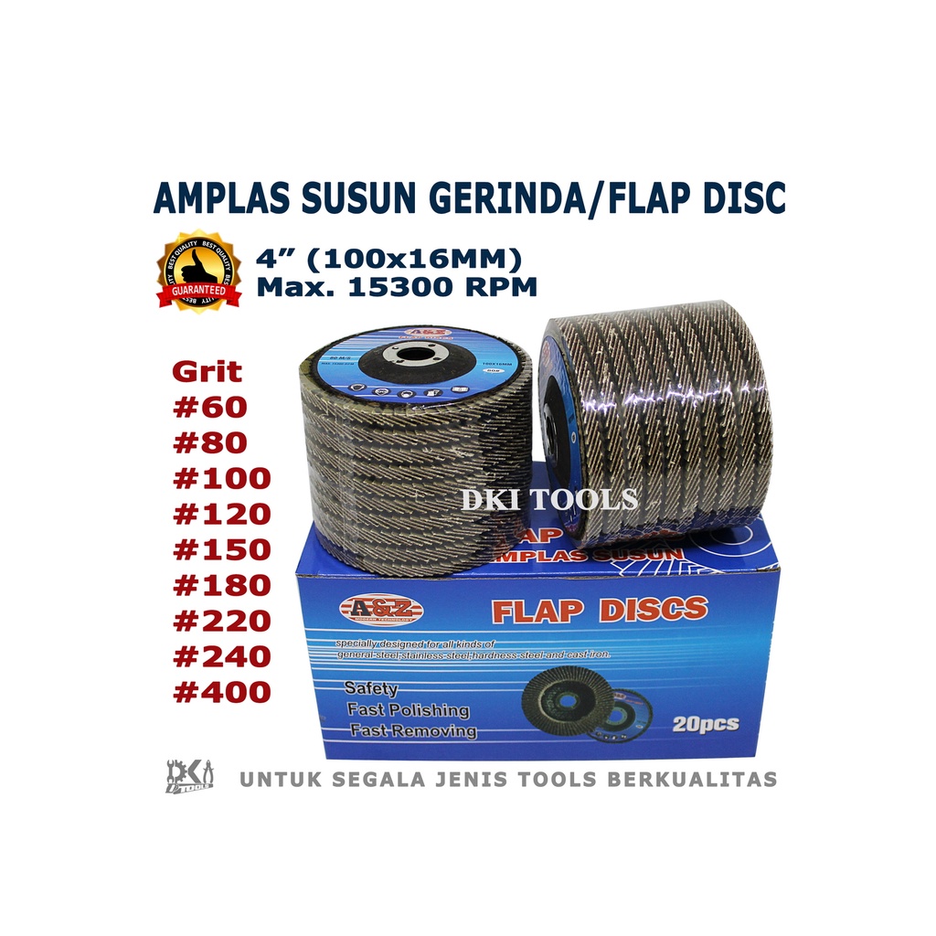 Jual Mata Gerinda Grinda Gurinda Amplas Susun 4 Inch Flap Disc Harga 1