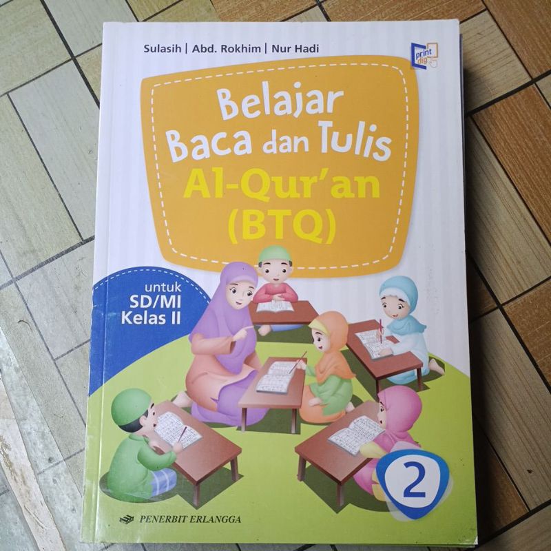 Jual ORIGINAL BTQ BELAJAR BACA TULIS ALQURAN AL QURAN KELAS 123456 SD