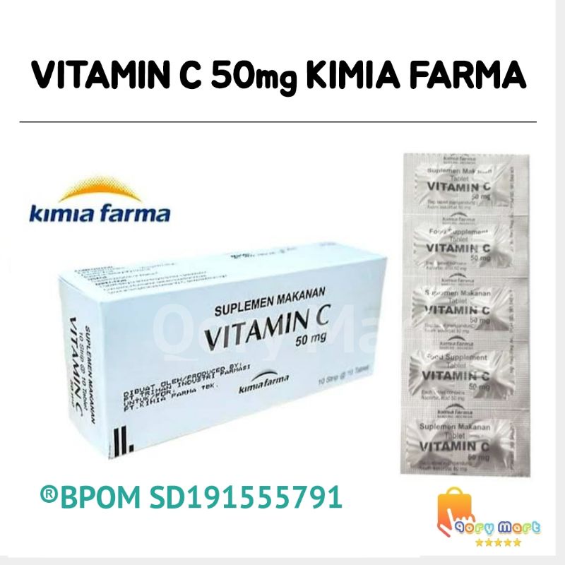 Jual VITAMIN C 50MG KIMIA FARMA Shopee Indonesia