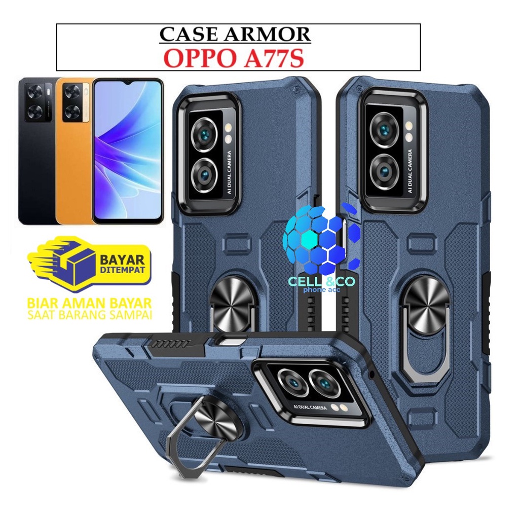 Jual Case Armor Oppo A S Iring Cincin Magnetic Kesing Hp Protect